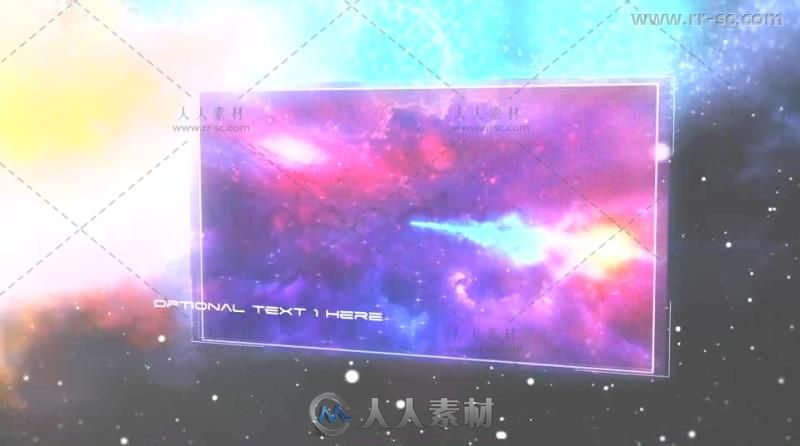 震撼梦幻银河系遨游宇宙太空星云粒子特效展示AE模板 Videohive Galactic View 129...