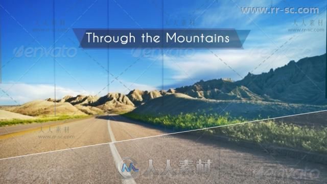 创意美丽光晕动感图文展示假日幻灯片相册动画AE模板 Videohive Holiday Slideshow...