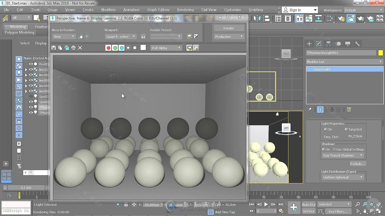 3dsmax灯光照明基础核心技术训练视频教程 PLURALSIGHT 3DS MAX LIGHTING FUNDAMENTALS