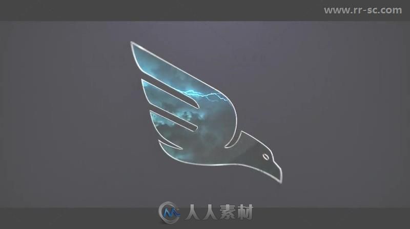 炫酷震撼闪电特效标志Logo演绎AE模板 Videohive Lightning Strike Logo 20313997