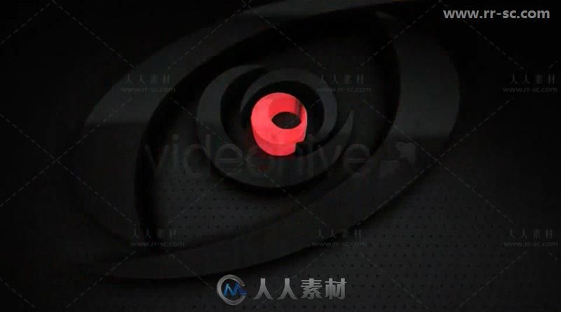 炫酷霓虹3D暗黑标志展示Logo演绎AE模板 Videohive Dark Extrusion 2256717