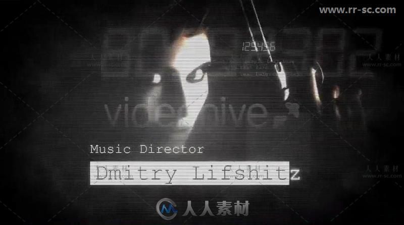 震撼信号故障效果动作电影标题动画展示视频包装AE模板 Videohive The Action Titl...