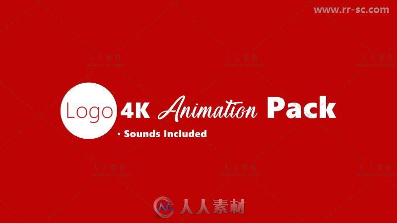 简单干净明亮的4K标志展示Logo演绎AE模板 Videohive Logo 4K Animation Pack 2040...