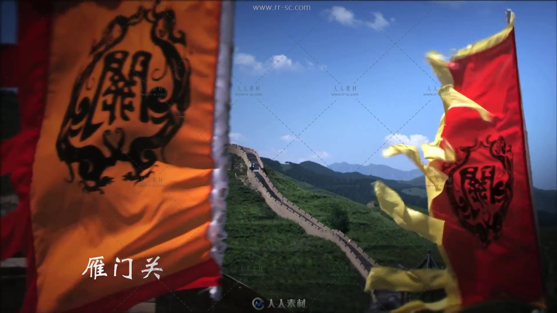 历史故事名胜古迹风景高清实拍视频素材