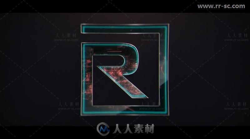 震撼数字涡流标志科技感穿梭展示Logo演绎AE模板 Videohive Digital Vortex Logo 2...