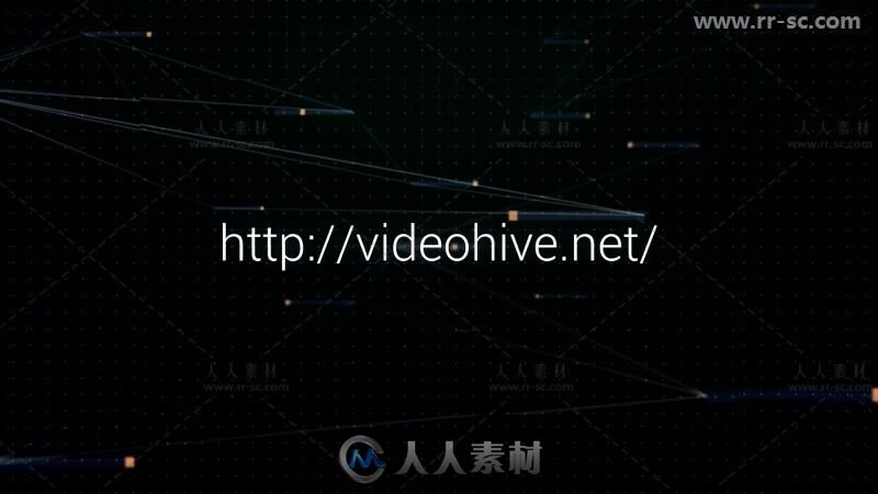 高科技故障效果标志展示Logo演绎AE模板 Videohive Hi-Tech Glitch Logo Reveal 11...