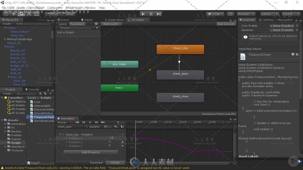 Unity游戏动画基础核心训练视频教程 UNITY ANIMATION FUNDAMENTALS