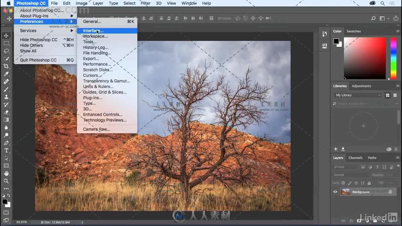 PS CC 2018基础技能训练视频教程 Photoshop CC 2018 Essential Training The Basics