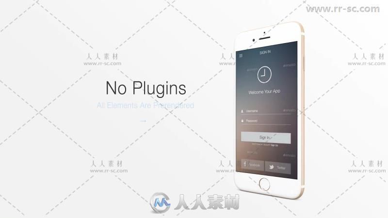 三维苹果手机界面APP应用程序演示套件AE模板 Videohive The7 - App Presentati...