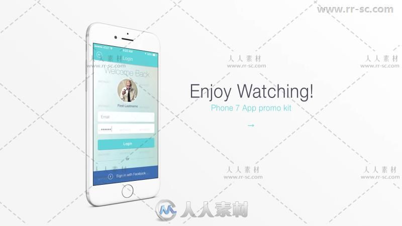 三维苹果手机界面APP应用程序演示套件AE模板 Videohive The7 - App Presentati...