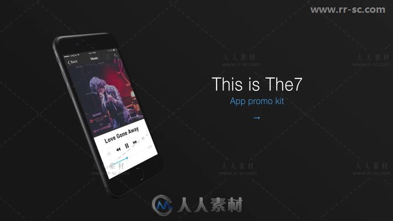 三维苹果手机界面APP应用程序演示套件AE模板 Videohive The7 - App Presentati...