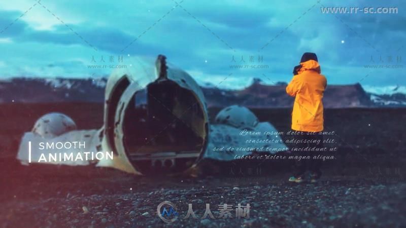 干净优雅美丽的图文展示幻灯片相册动画AE模板 Videohive Clean Slideshow 20729487