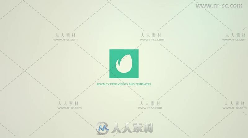 现代时尚个性图文快速切换标志展示Logo演绎AE模板 Videohive Fast Logo Intro 206...