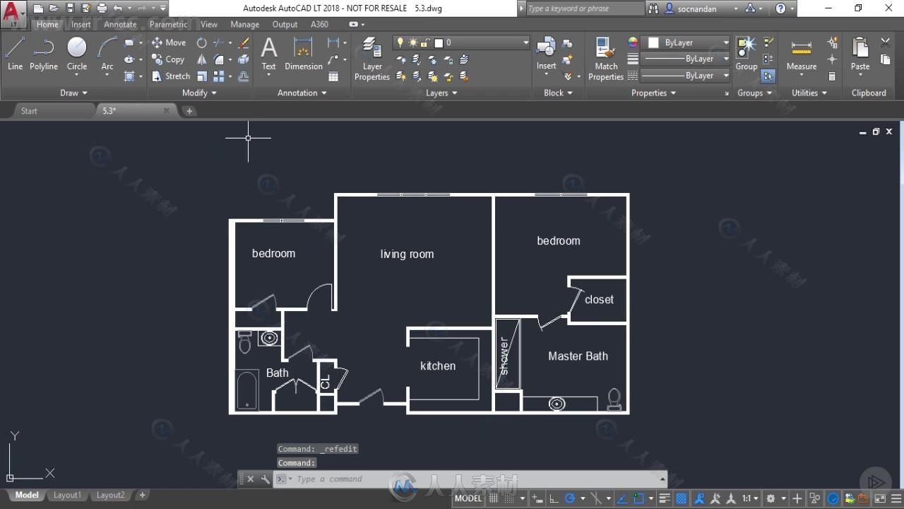 AutoCAD LT 2018基础核心训练视频教程