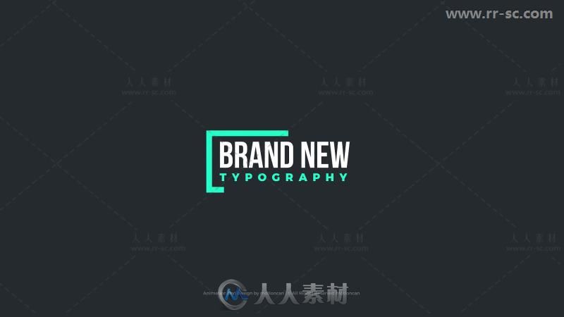 简单独特的企业文字标题排版动画展示AE模板 Videohive Titles Animation 20625695