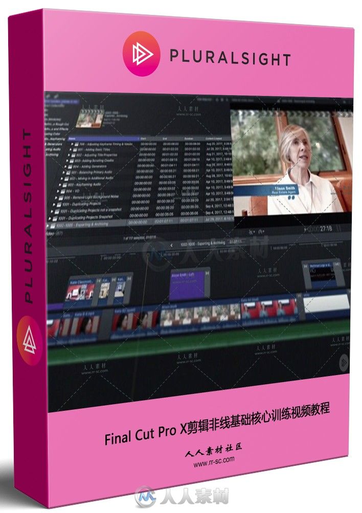 Final Cut Pro X剪辑非线基础核心训练视频教程