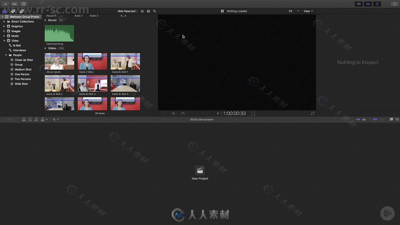 Final Cut Pro X剪辑非线基础核心训练视频教程