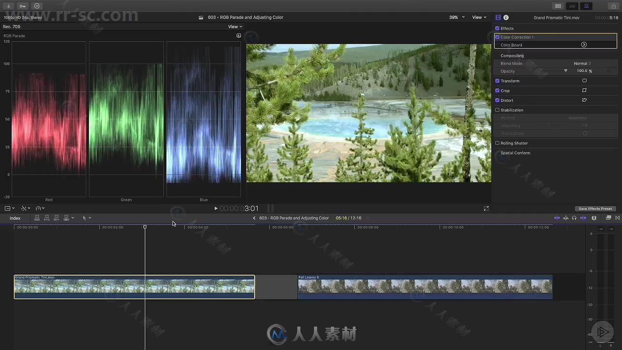 Final Cut Pro X剪辑非线基础核心训练视频教程