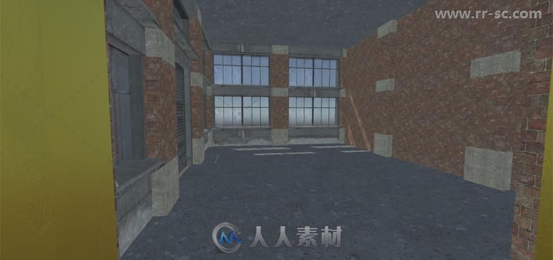 模块化建筑集工业环境3D模型Unity游戏素材资源