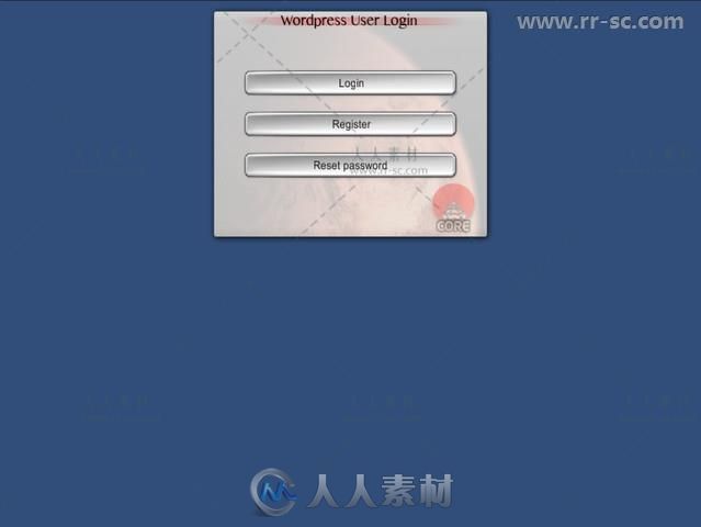 WordPress网站登录整合脚本Unity游戏素材资源
