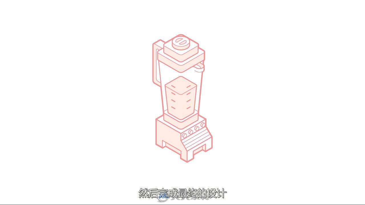 第146期中文字幕翻译教程《Isometric等距立体卡通风格设计训练视频教程》人人素材...