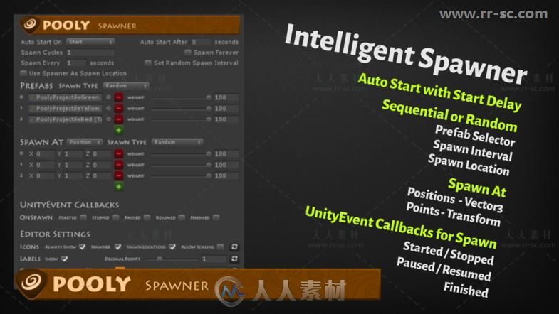 专业的游泳池系统编辑器扩充Unity游戏素材资源