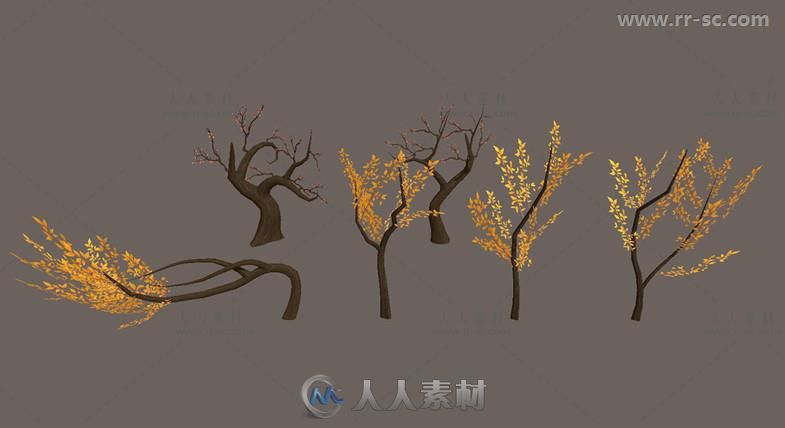 幻想美丽的森林环境3D模型Unity游戏素材资源