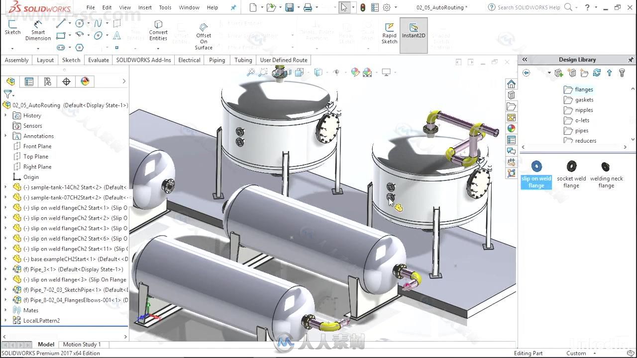 Solidworks管道管路应用设计技术训练频教程