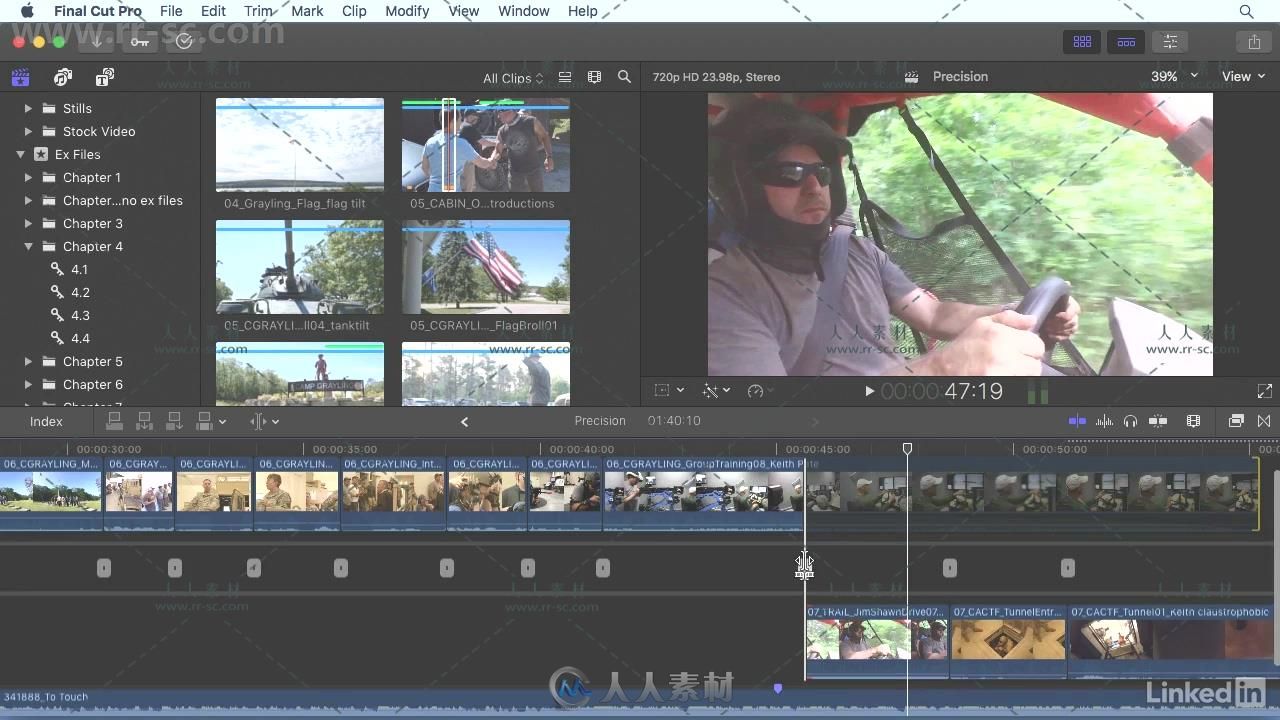 Final Cut Pro X全面核心工作流程训练视频教程