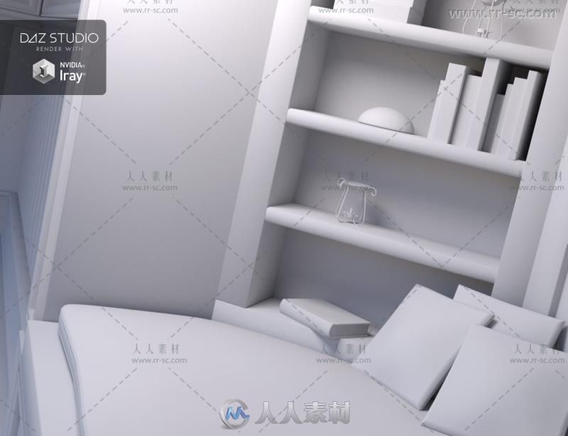 简单舒适的房屋小壁龛场景环境3D模型合辑