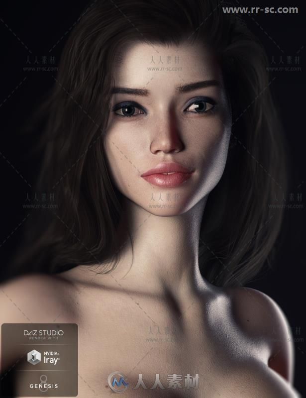 美丽性感亭亭玉立的女性角色3D模型合辑