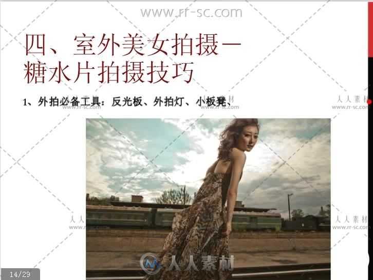 美女人像摄影攻略视频教程