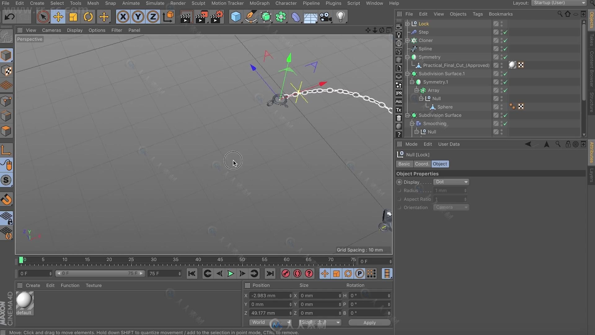 C4D商业戒指首饰可视化实例制作视频教程