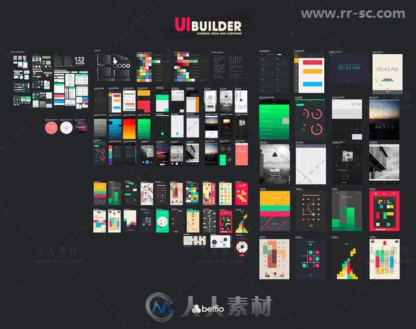 时尚用户界面生成器GUI编辑器扩充Unity游戏素材资源