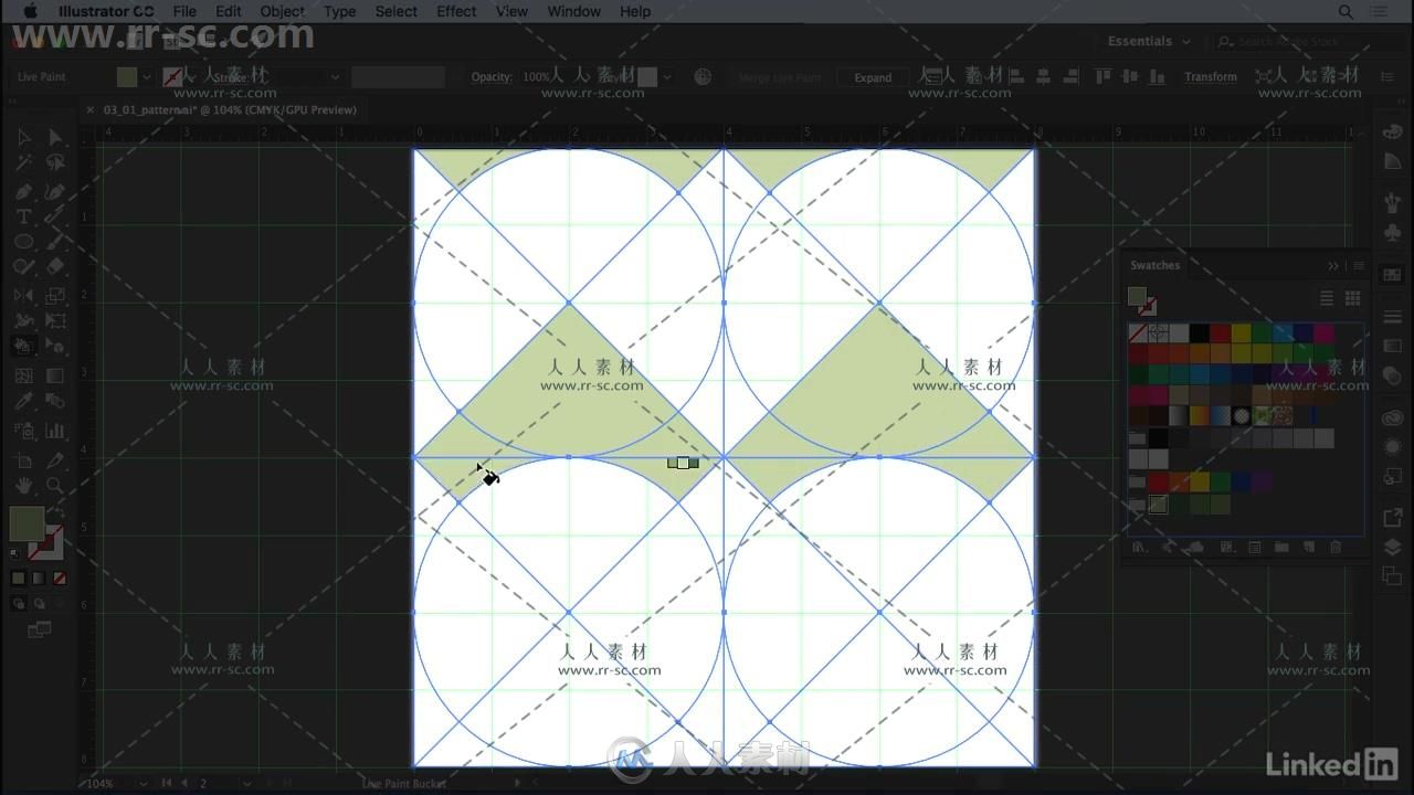 Illustrator网格布局设计技巧视频教程