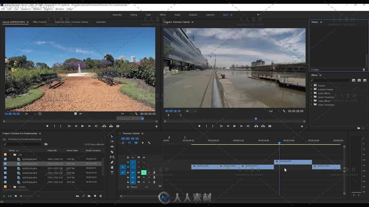 Premiere Pro CC 快速入门基础训练视频教程