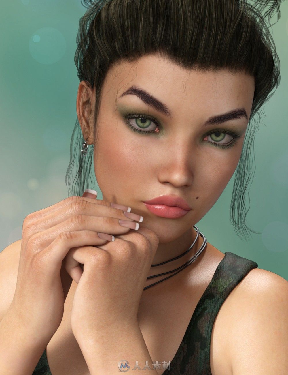 Daz 3D高清女性模型Morgane for Genesis 3