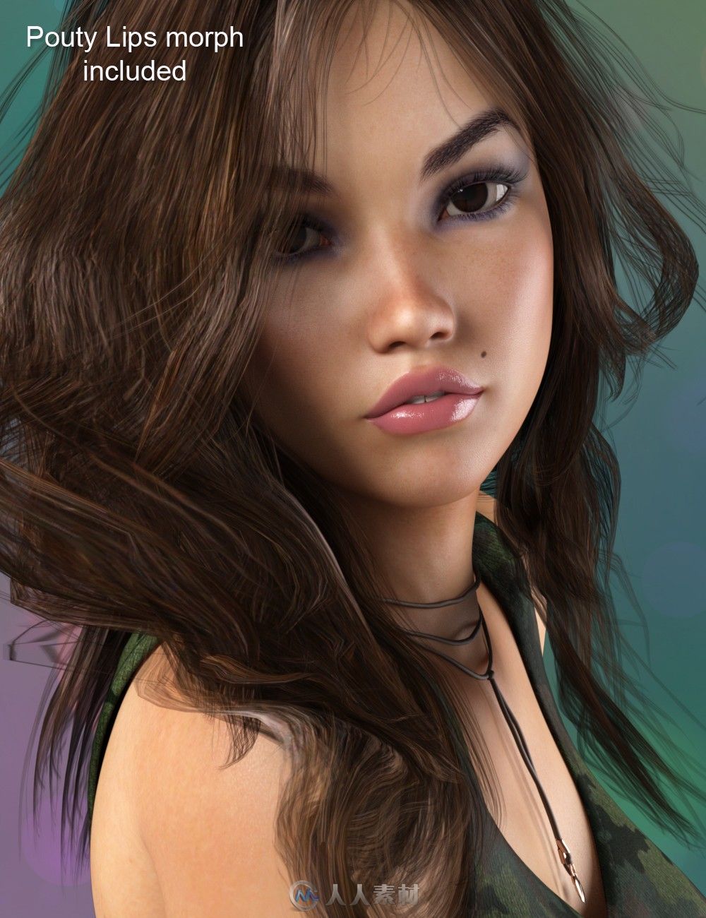 Daz 3D高清女性模型Morgane for Genesis 3