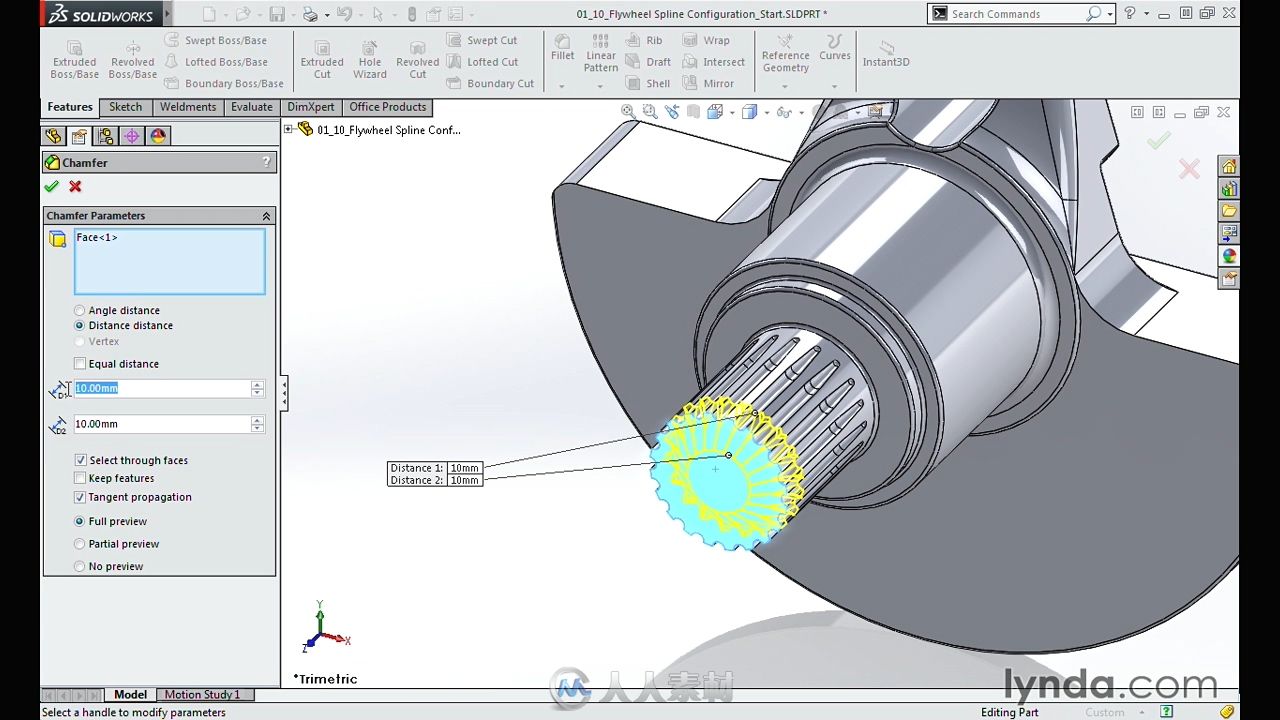 Solidworks设计一个双缸摩托车发动机的详细过程