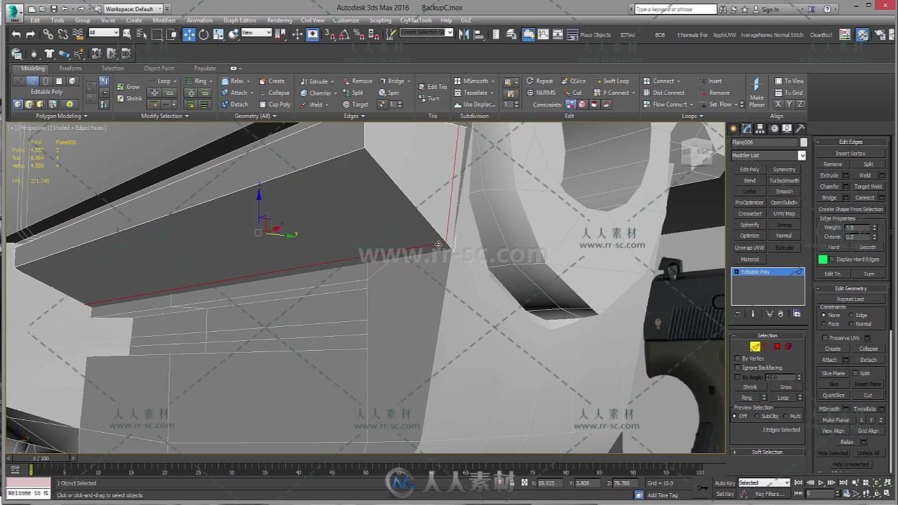 3dsmax游戏武器高精度复杂建模视频教程第二季