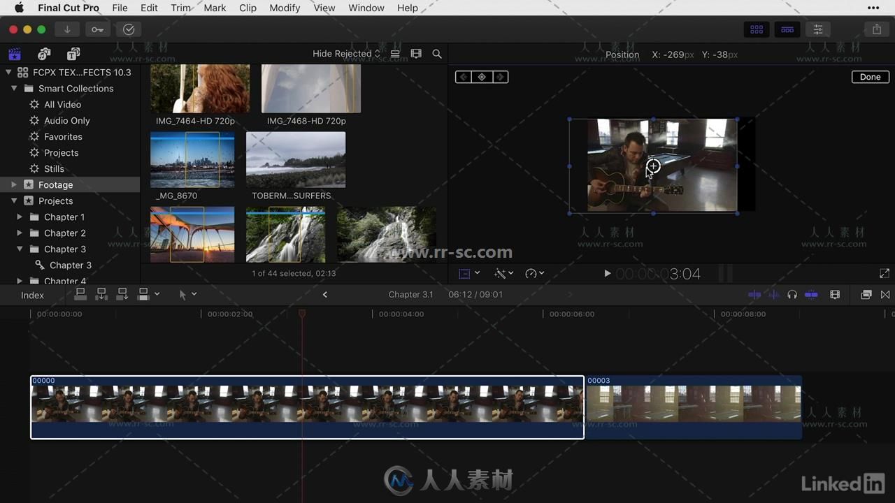 Final Cut Pro X标题动画实例制作视频教程