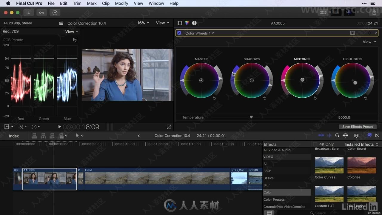 Final Cut Pro X 10.4版新功能训练视频教程