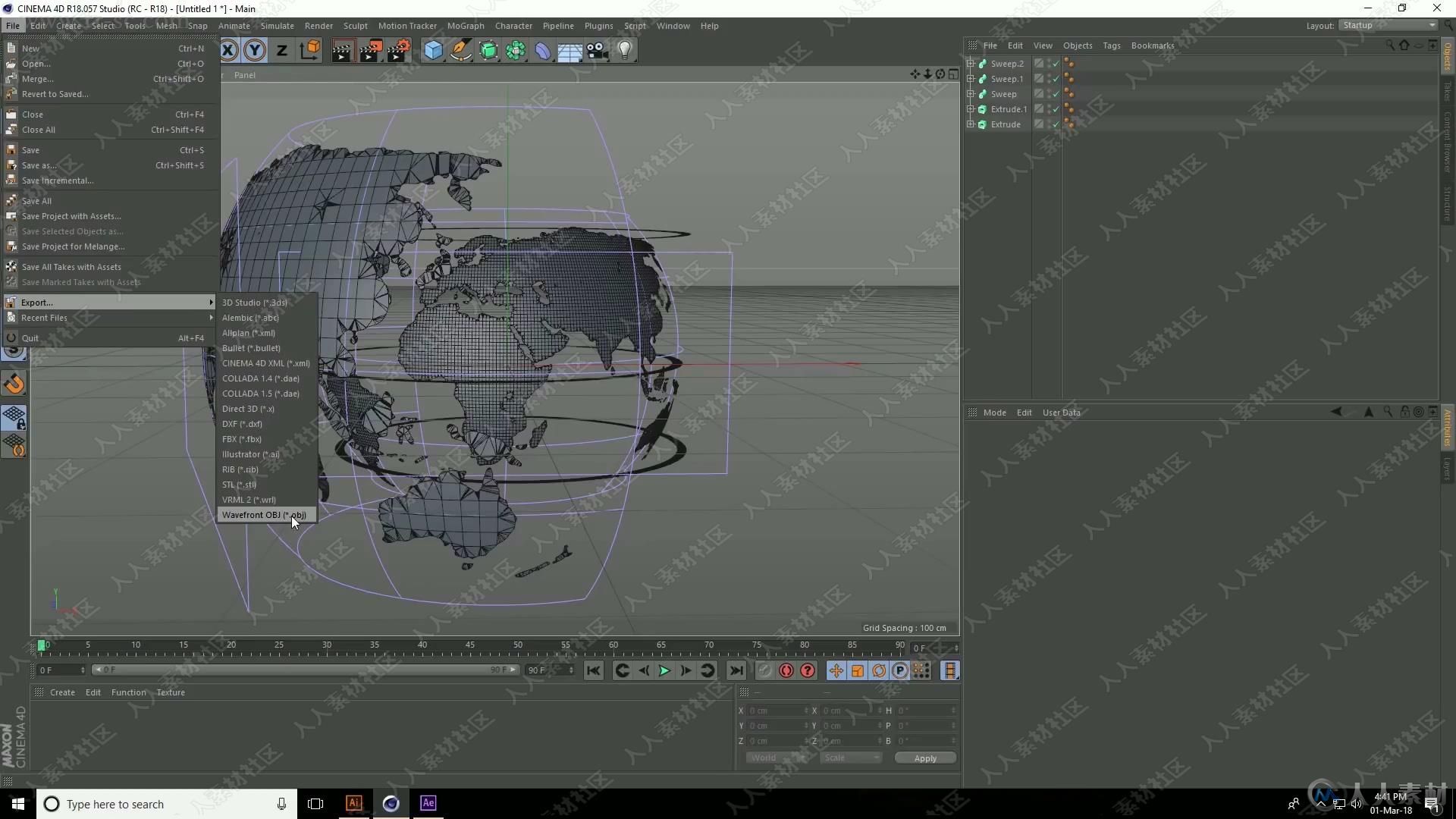 AE粒子地球特效动画实例制作视频教程