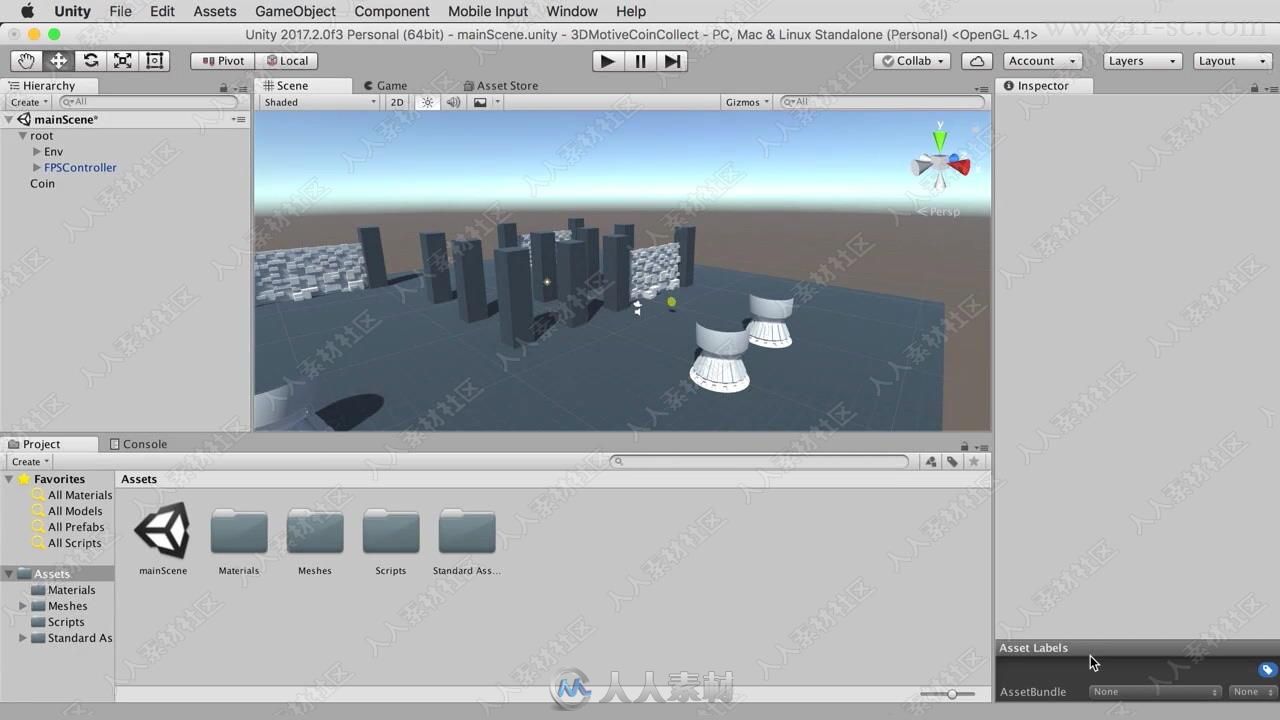 Unity 2017游戏开发基础入门训练视频教程第三季