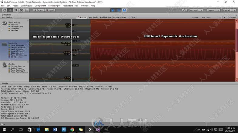 自动化遮挡系统实用工具Unity游戏素材资源