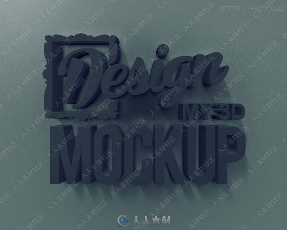 专业三维字体特效PSD模板 Graphicriver Pro 3D Text Mockups V1 10911811