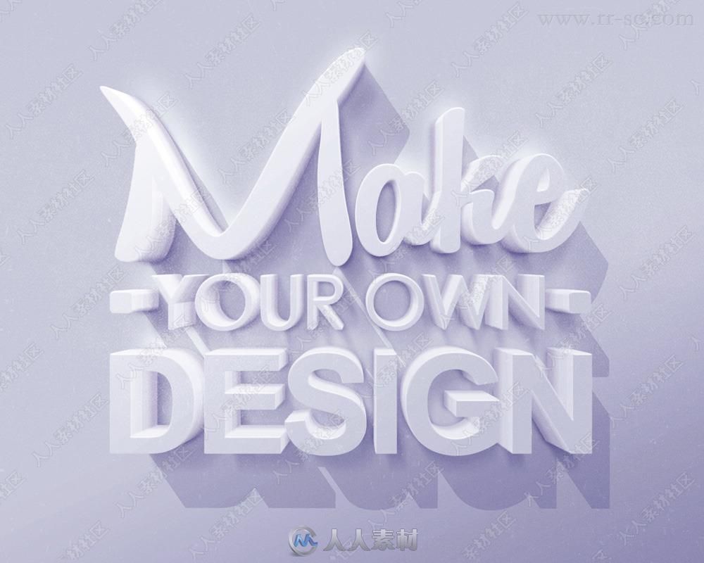 专业三维字体特效PSD模板 Graphicriver Pro 3D Text Mockups V1 10911811