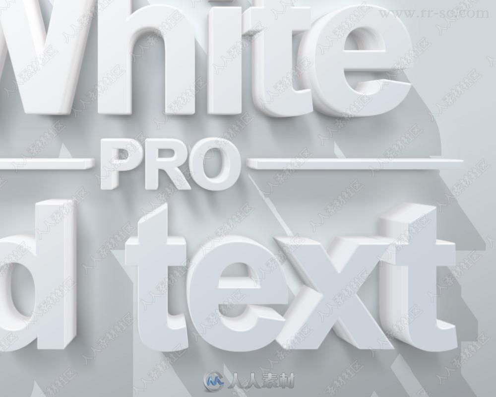 专业三维字体特效PSD模板 Graphicriver Pro 3D Text Mockups V1 10911811