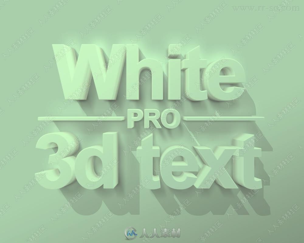 专业三维字体特效PSD模板 Graphicriver Pro 3D Text Mockups V1 10911811