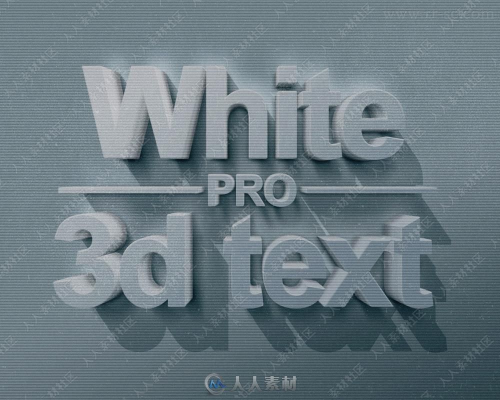 专业三维字体特效PSD模板 Graphicriver Pro 3D Text Mockups V1 10911811